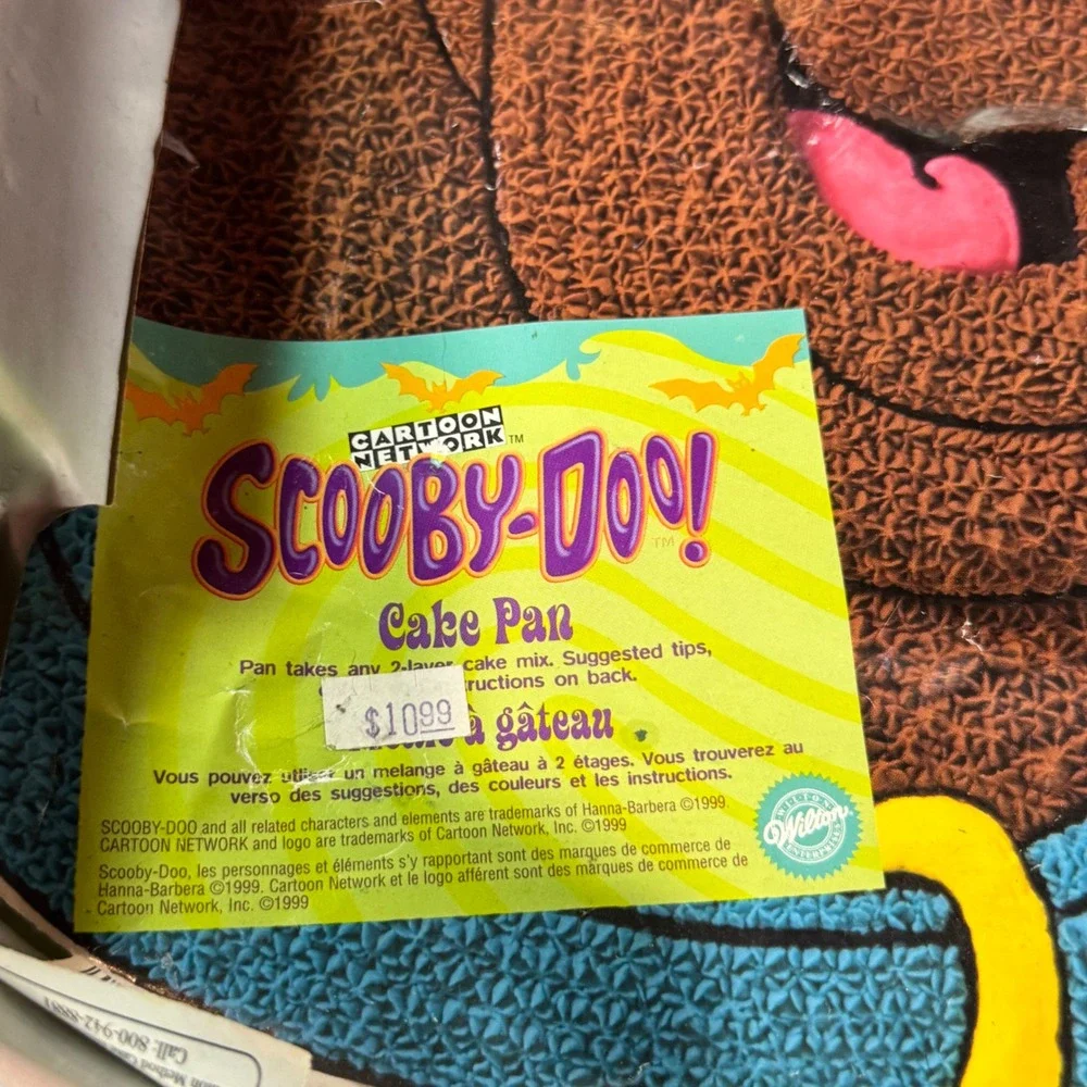 Vintage Wilton Scooby Doo Elmo Cake Pans Set 2 Guides 1996 1999